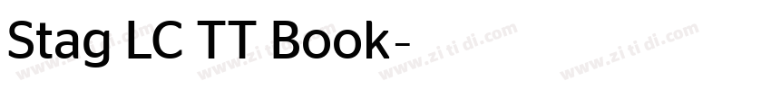 Stag LC TT Book字体转换 Stag LC TT Book字体转换